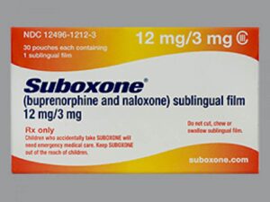 SUBOXONE BUPRENORPHINE 12 MG