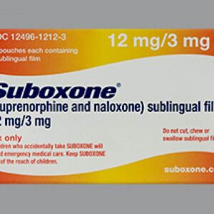 SUBOXONE BUPRENORPHINE 12 MG