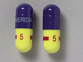 MERIDIA SIBUTRAMINE 5 MG